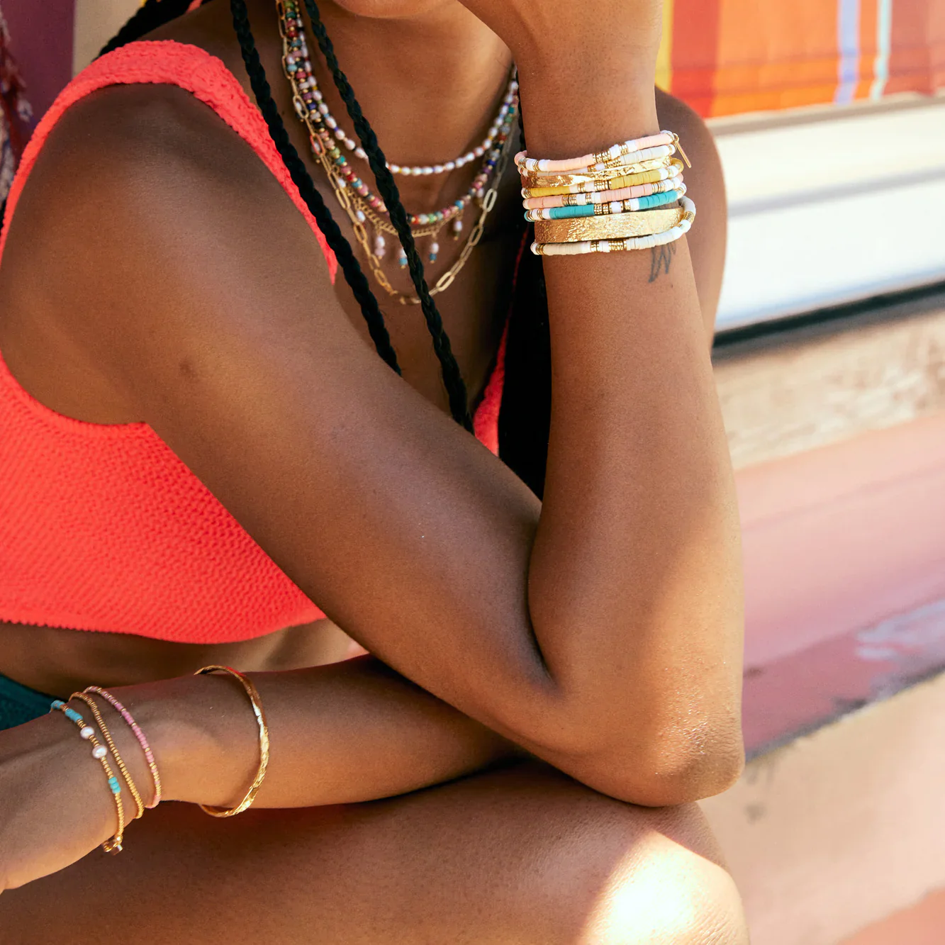 Amari Bracelet Coral - Image 6