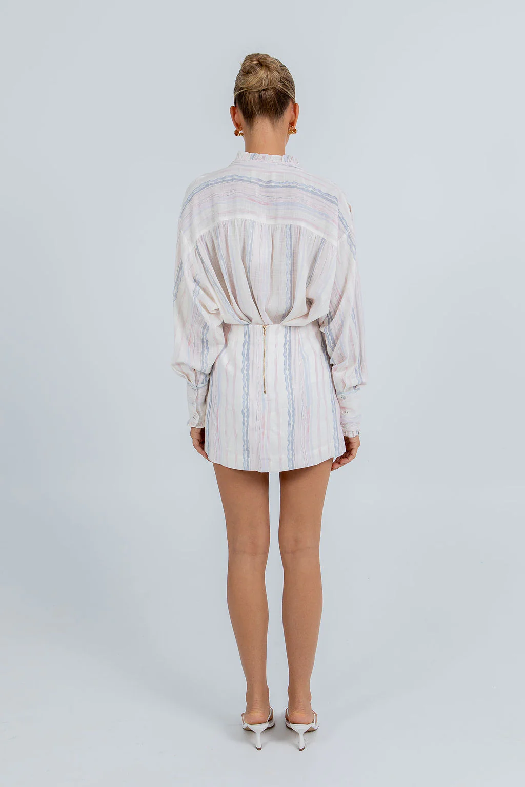 Aprire Mini Skirt Pastel Stripe - Image 12