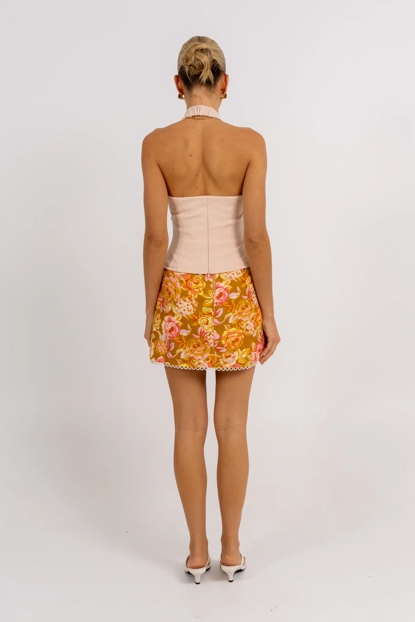 Aprire Mini Skirt Hinterbloom Print - Image 4