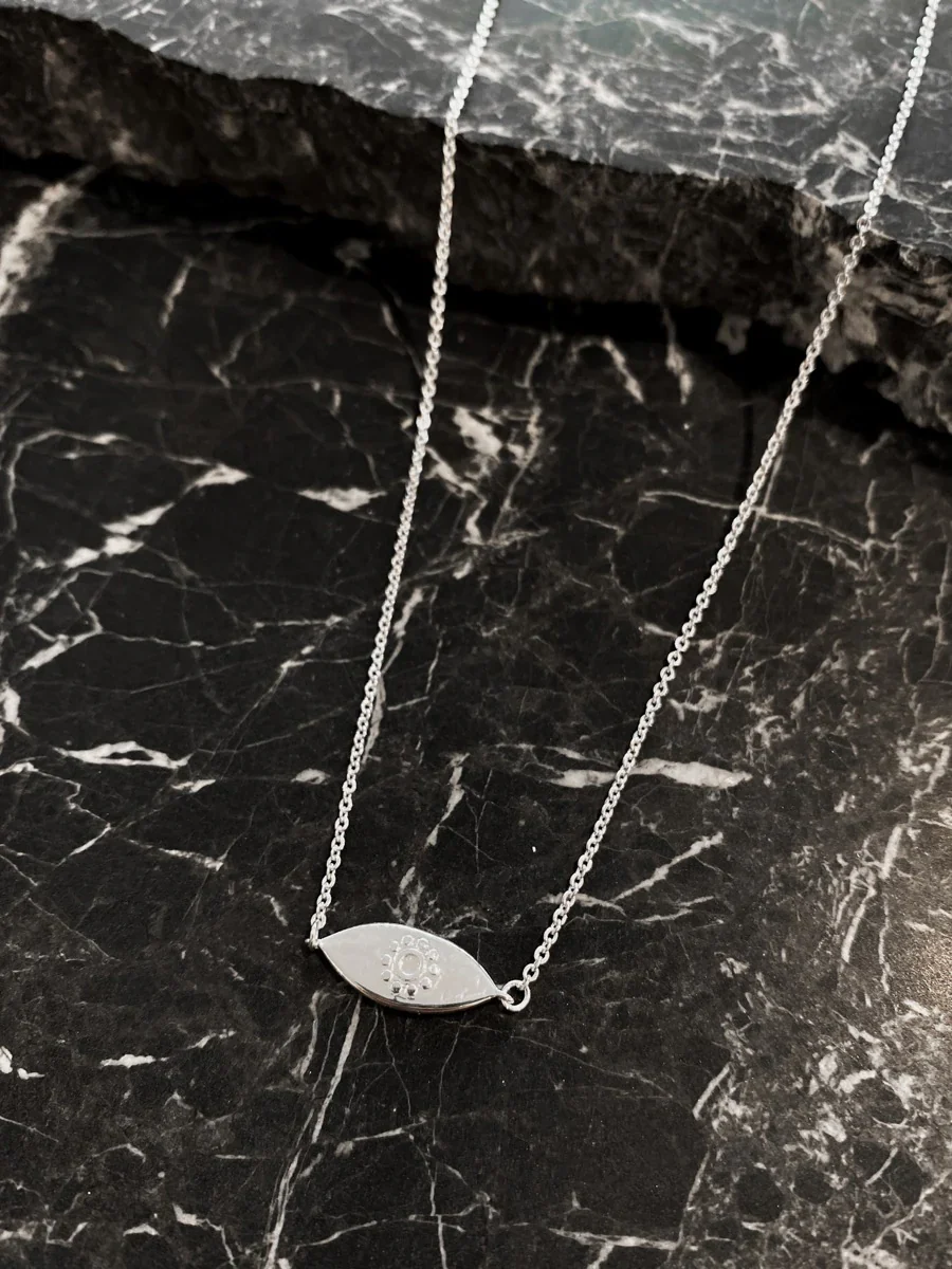 Ayin Necklace Silver - Image 2