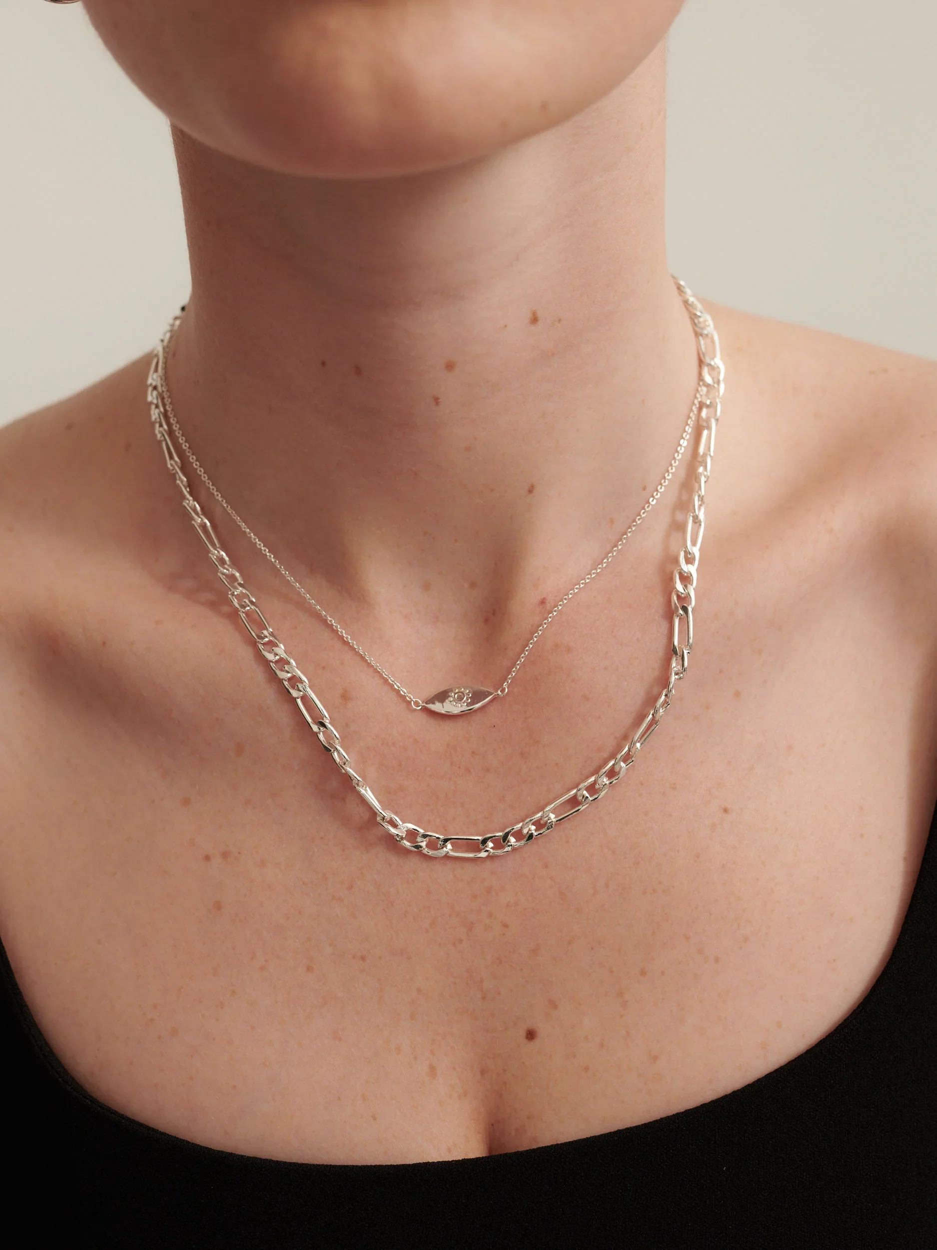 Ayin Necklace Silver - Image 3