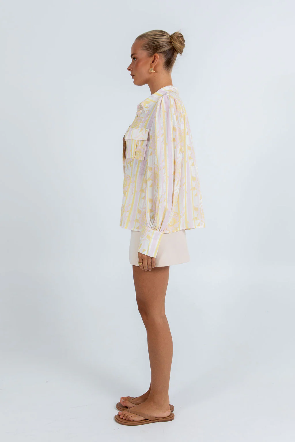 Bailee Shirt Lemon Floral - Image 8