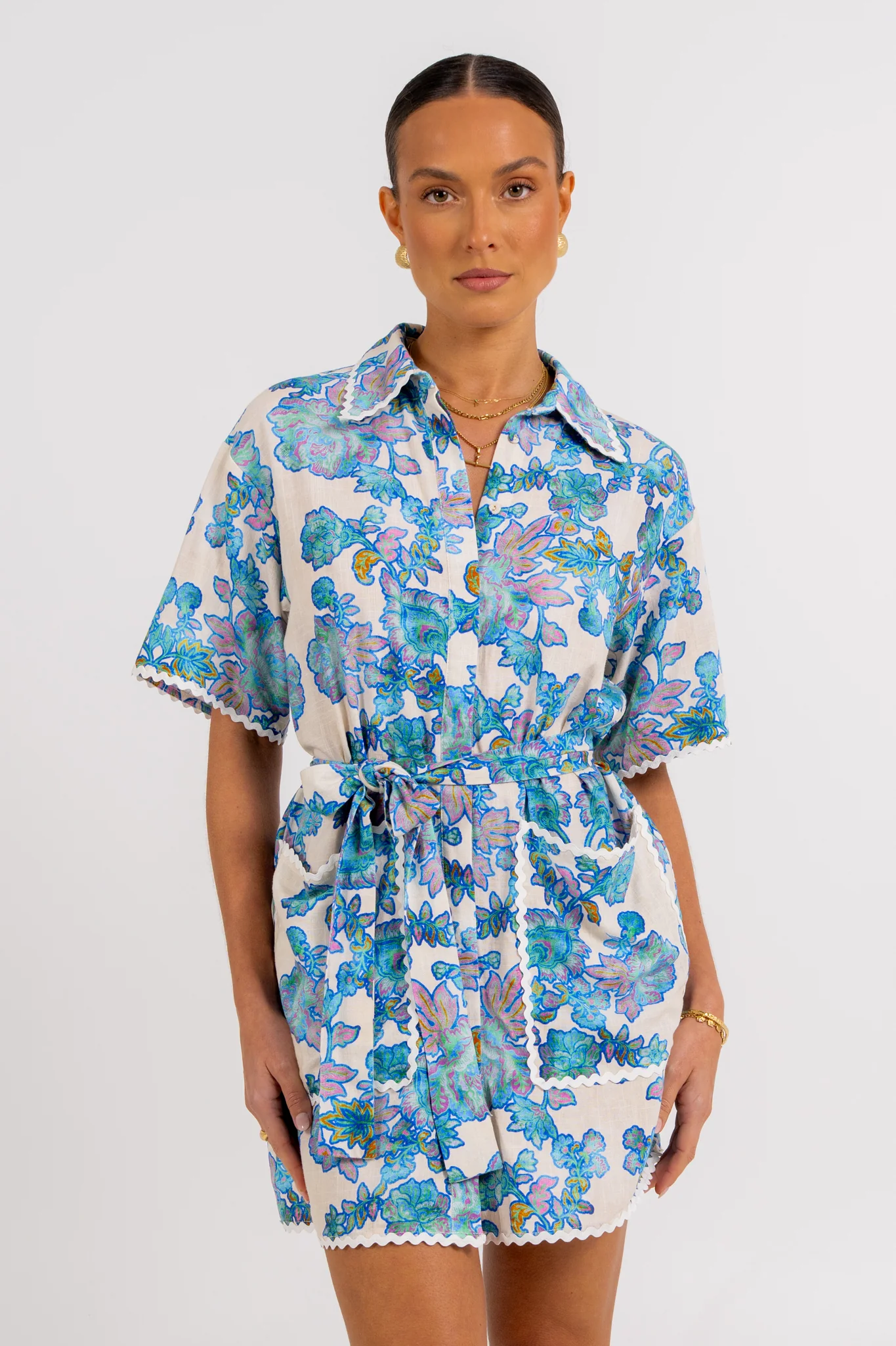 Bello Mini Dress Inkora Print - Image 5