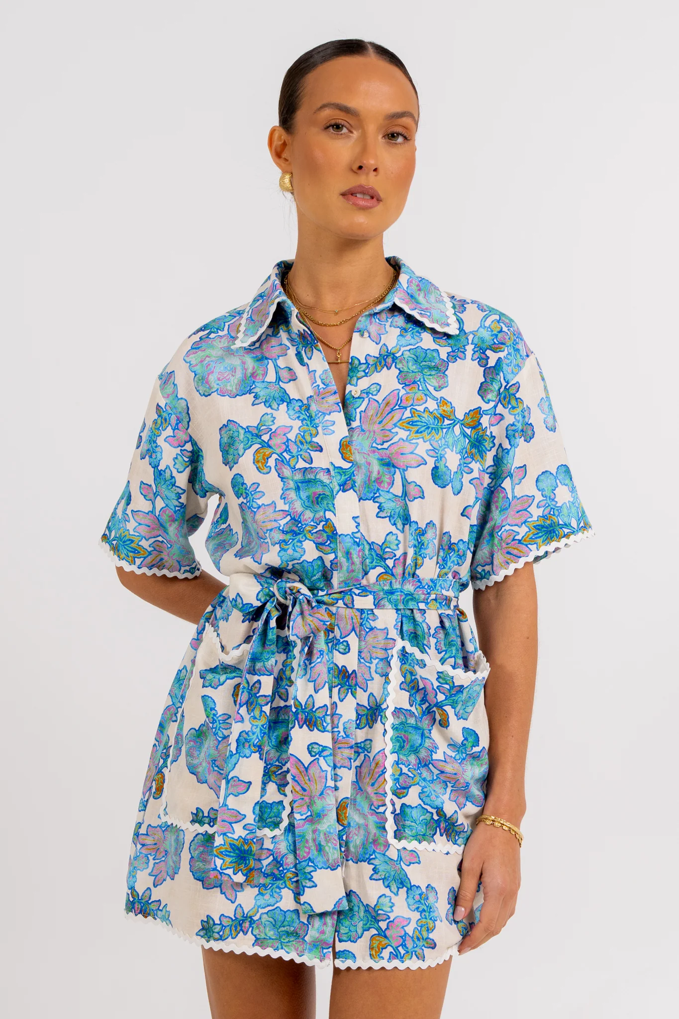 Bello Mini Dress Inkora Print - Image 7