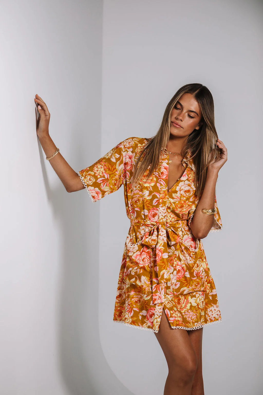 Bello Mini Dress Hinterbloom Print - Image 10