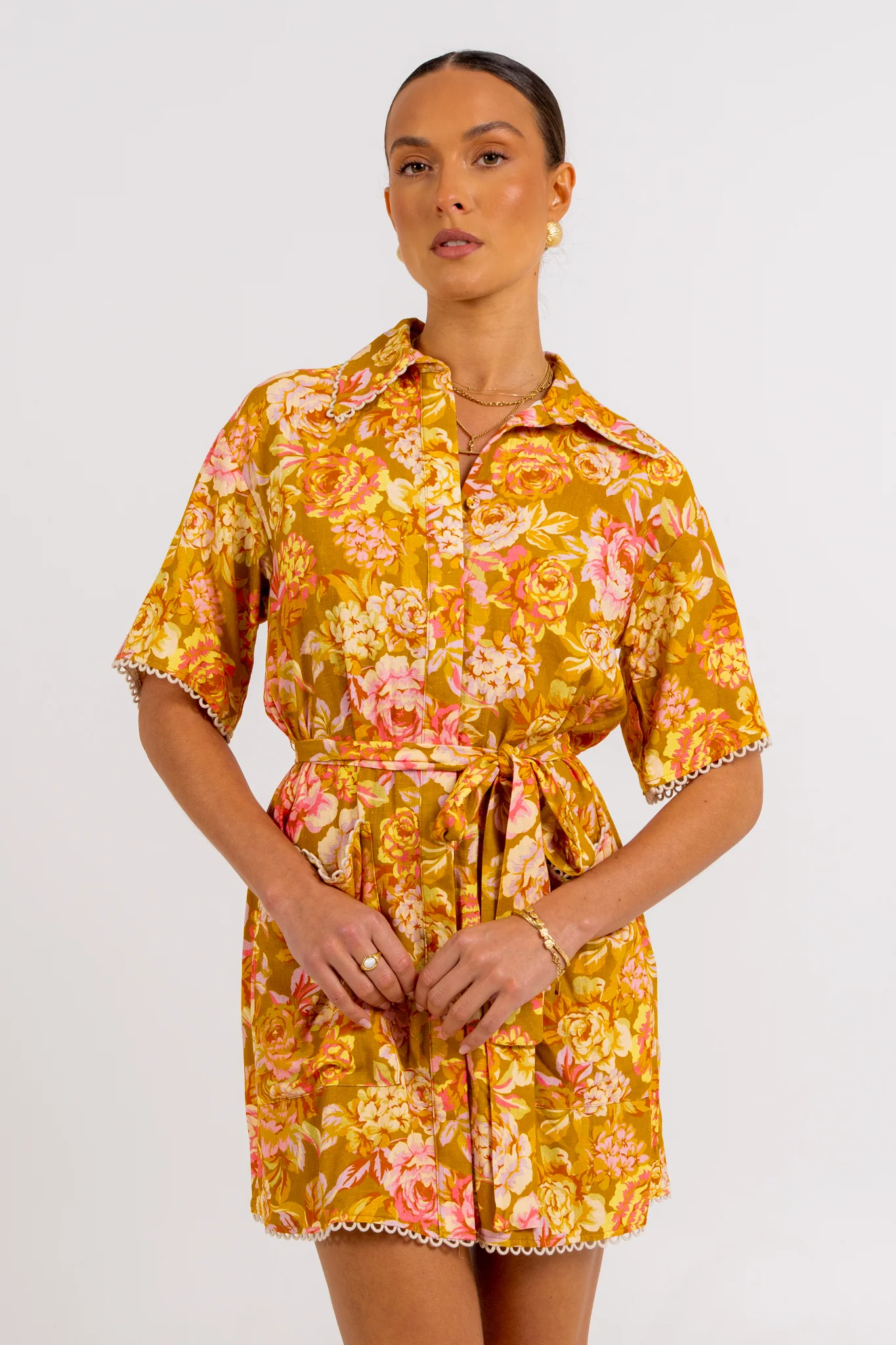Bello Mini Dress Hinterbloom Print - Image 12
