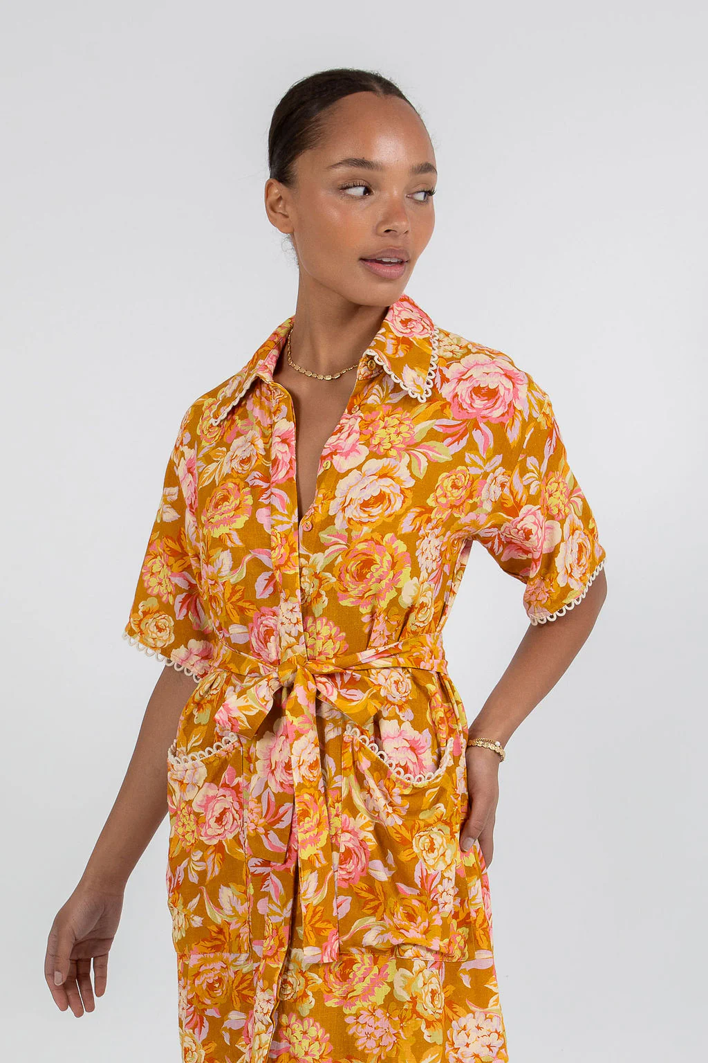Bello Mini Dress Hinterbloom Print - Image 13