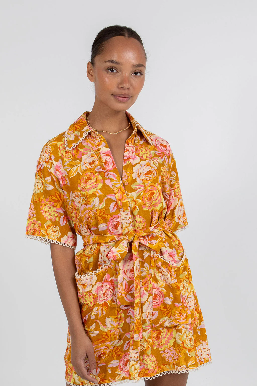 Bello Mini Dress Hinterbloom Print - Image 4