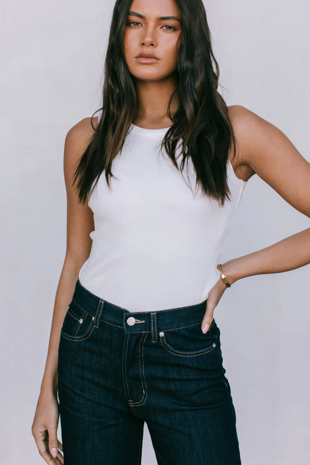 Bessie Straight Leg Jeans Indigo - Image 11