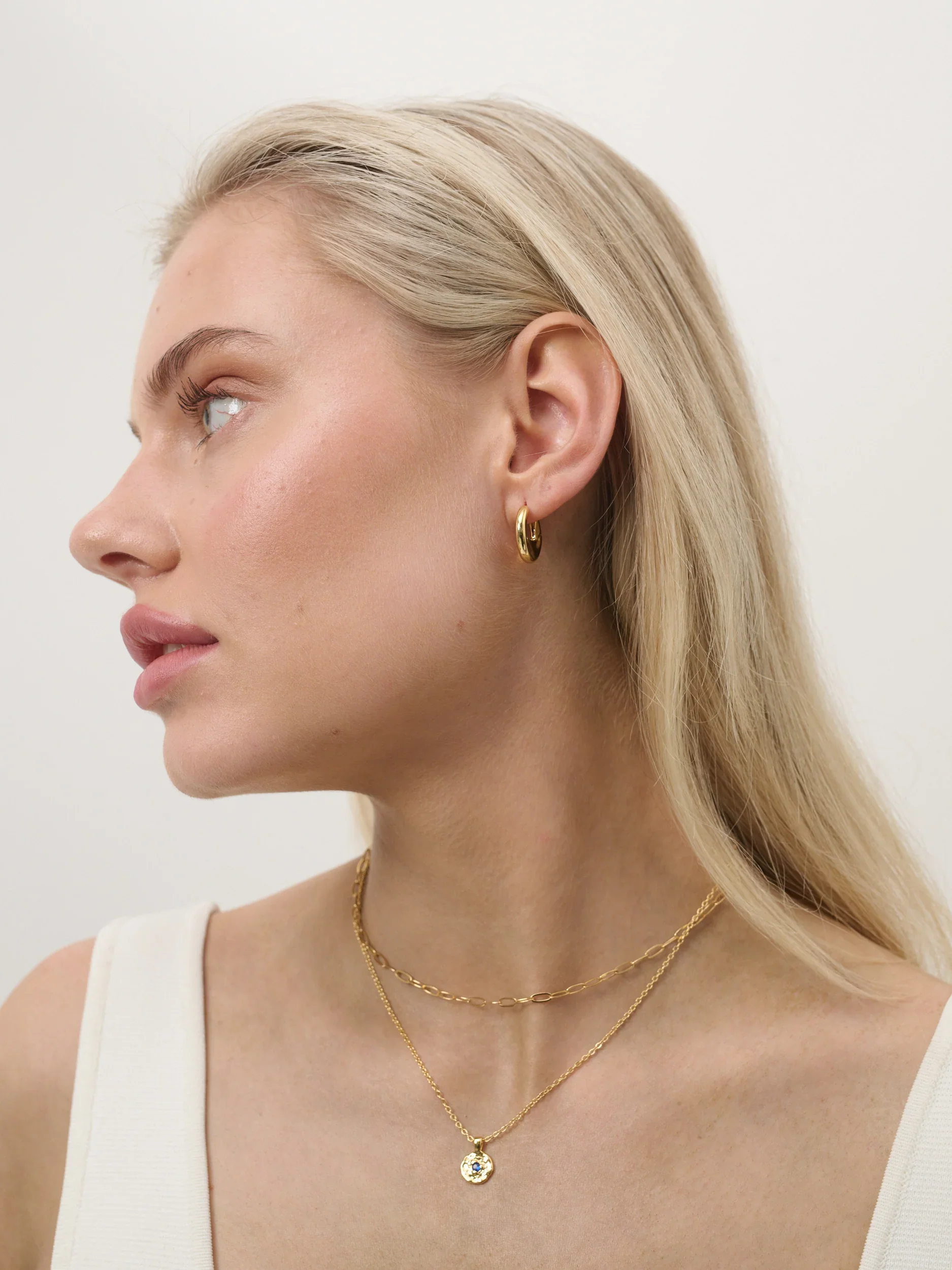 Birthstone Necklace Gold - Image 23