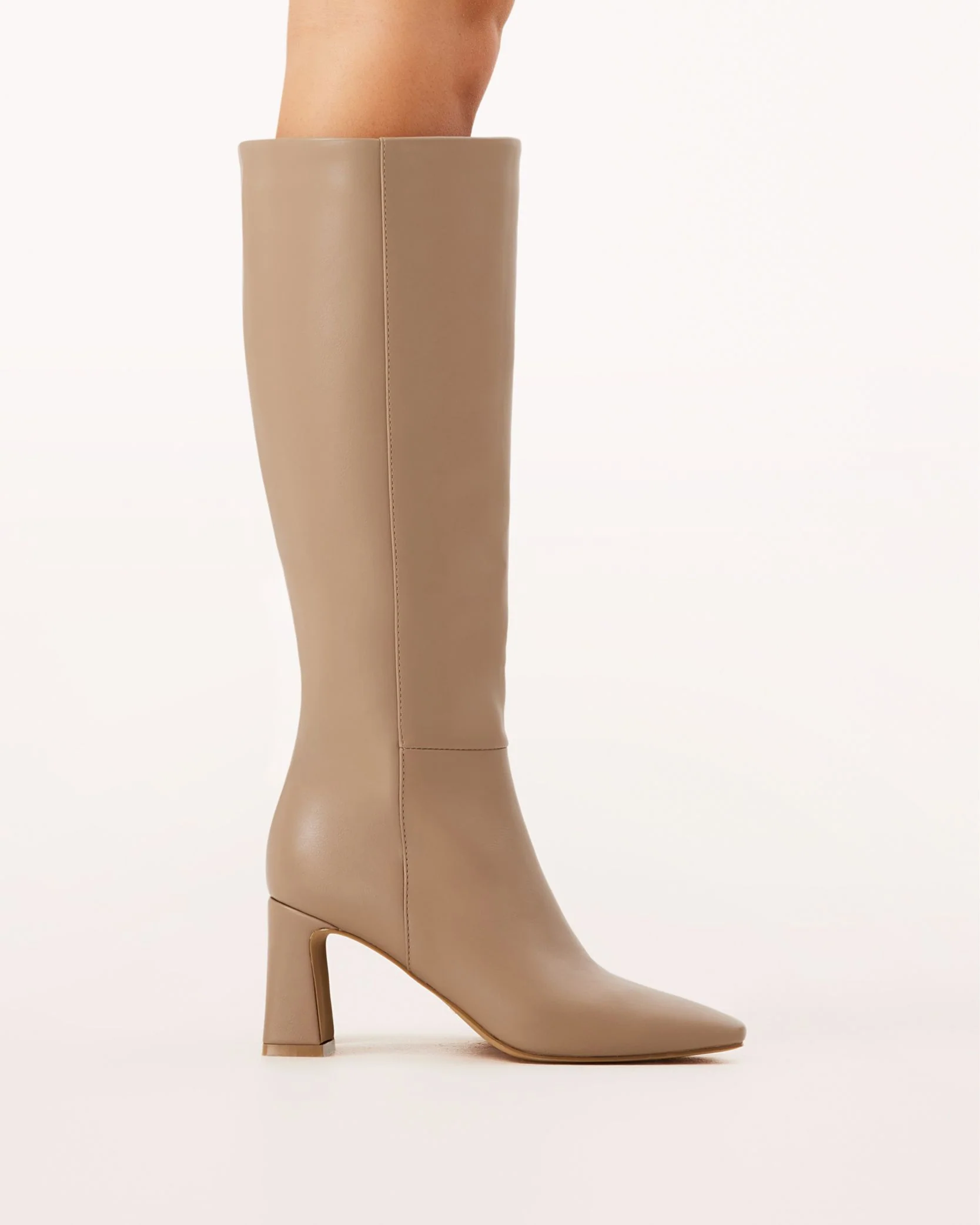 Blythe Knee-high Boots Truffle - Image 2