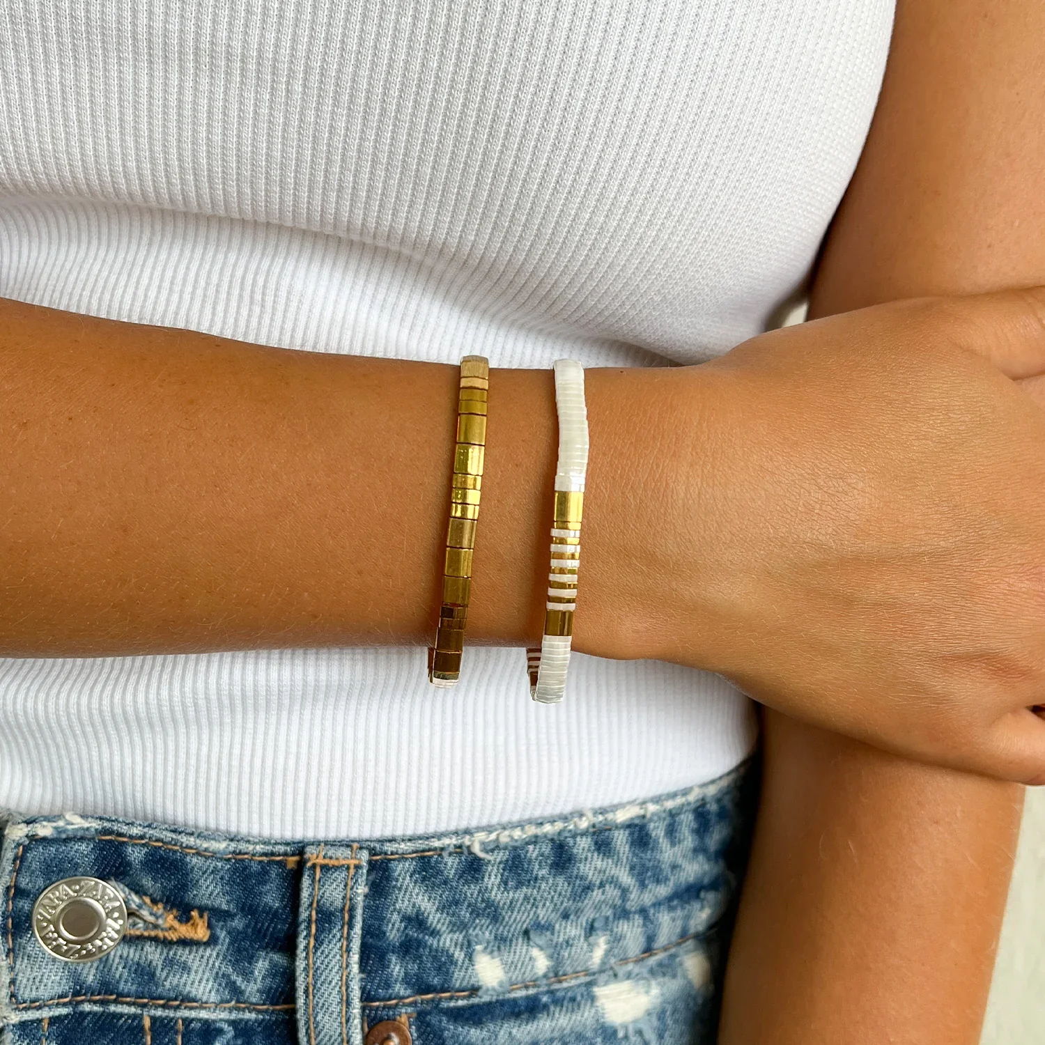 Caribbean Bracelet S/2 Coconut - Image 2