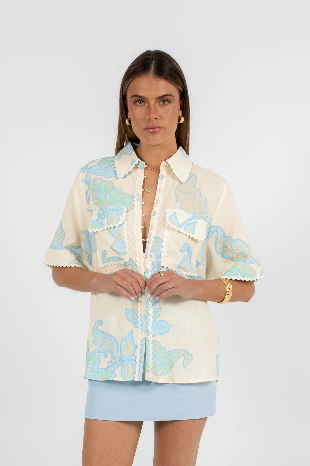 Carina Shirt Lunelle Print - Image 7