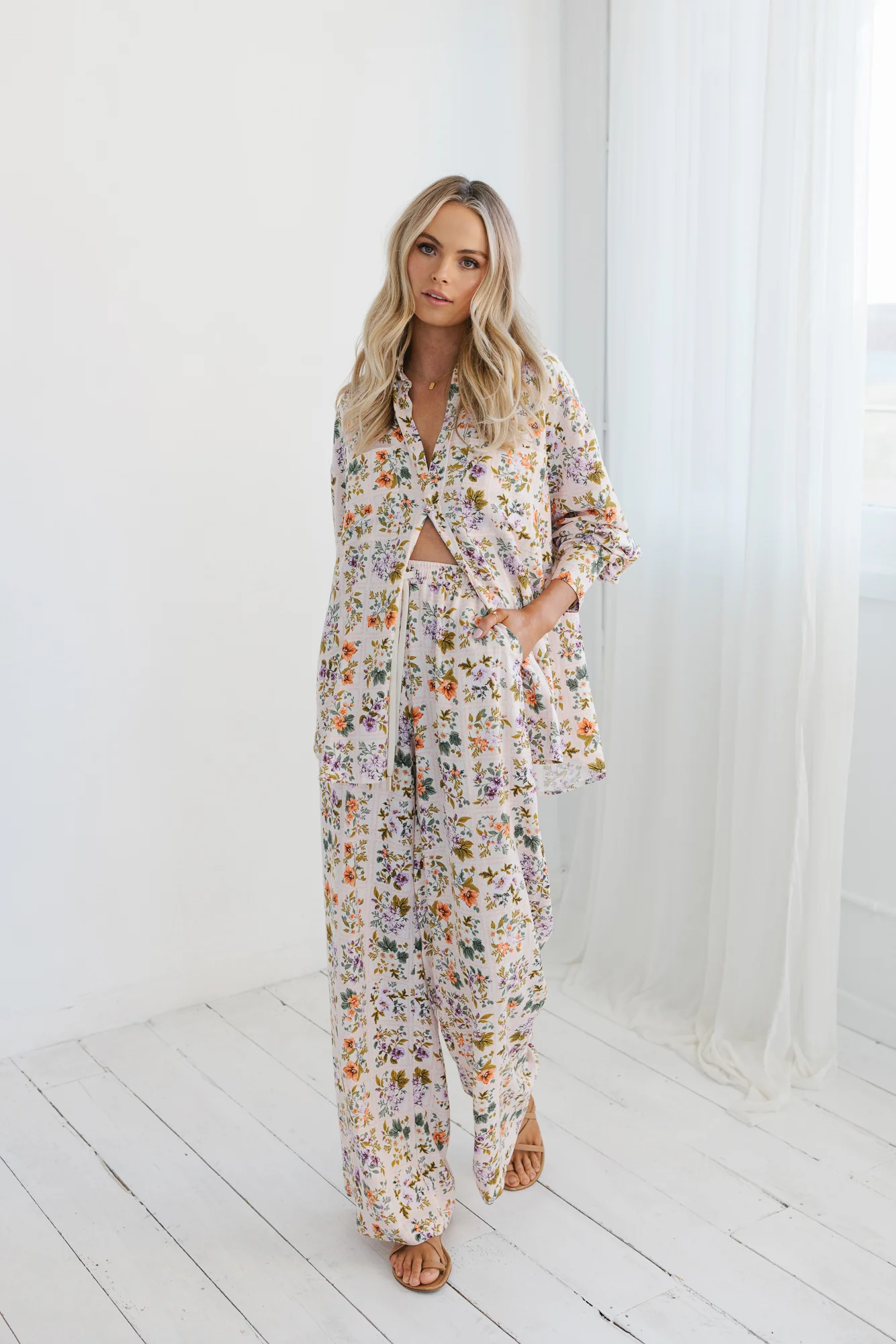 Citta Pants Floral Tile - Image 4