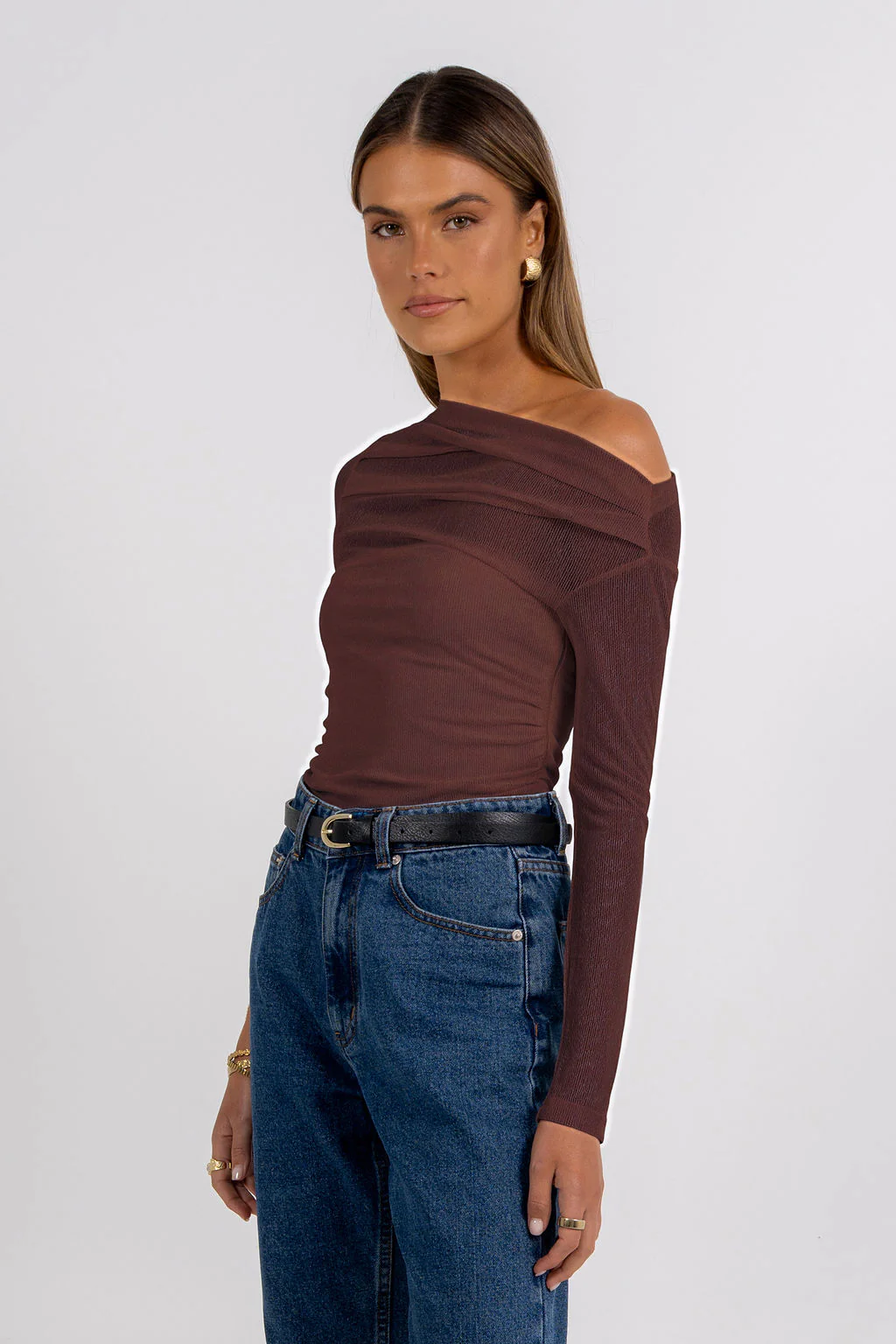 PRE ORDER Claire Top Chocolate - Image 2