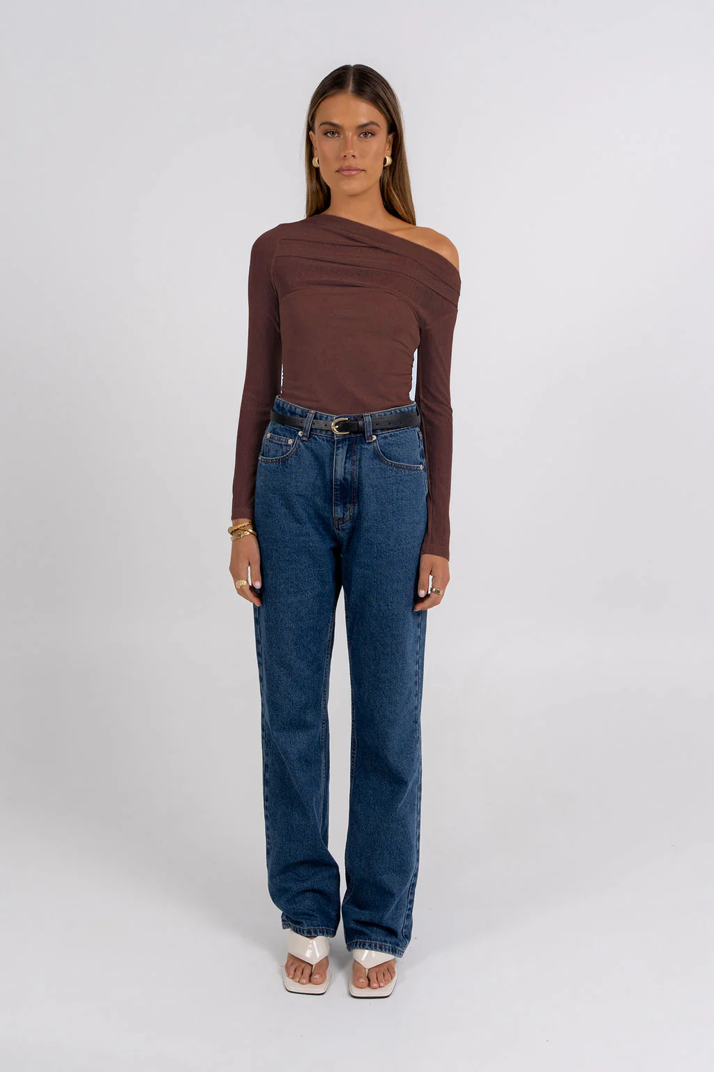 PRE ORDER Claire Top Chocolate - Image 3