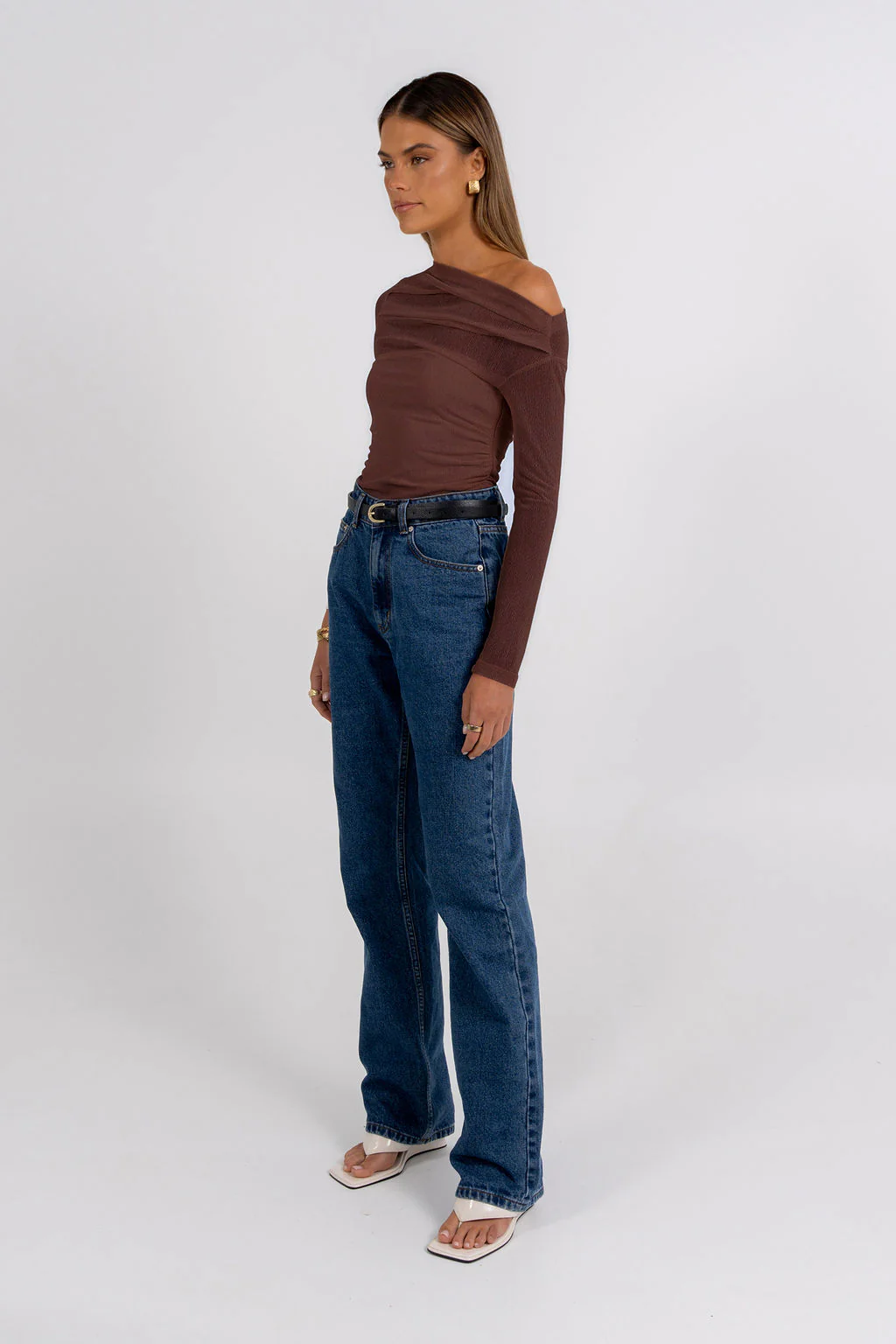 PRE ORDER Claire Top Chocolate - Image 4