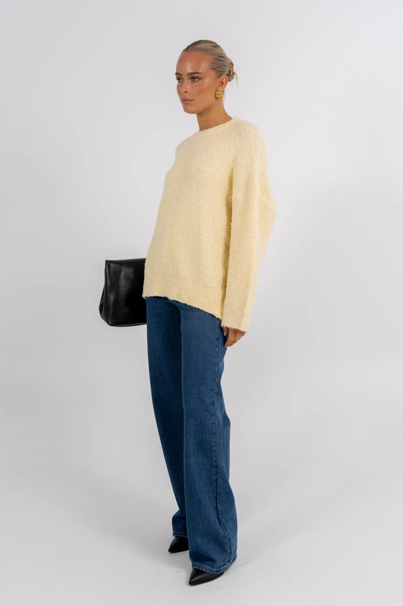 Bobbie Knit Jumper Lemon - Image 3