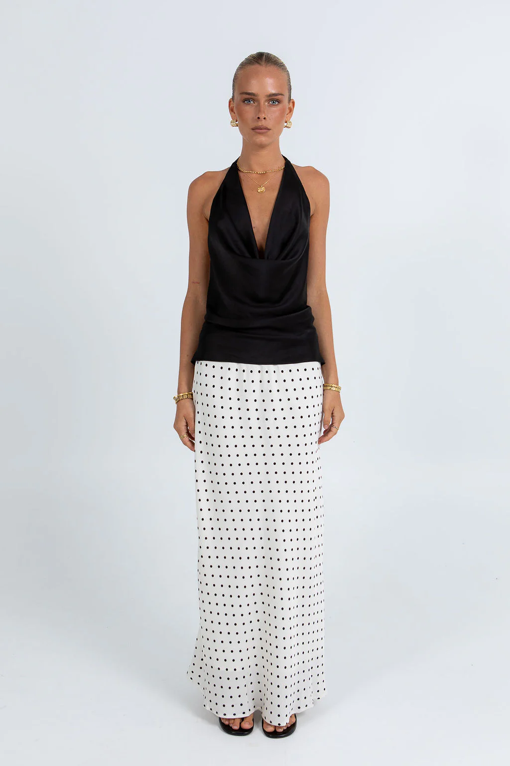 Clara Maxi Skirt Polka Dot - Image 3