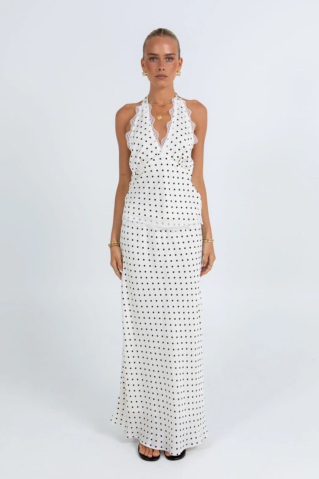 Clara Maxi Skirt Polka Dot - Image 4