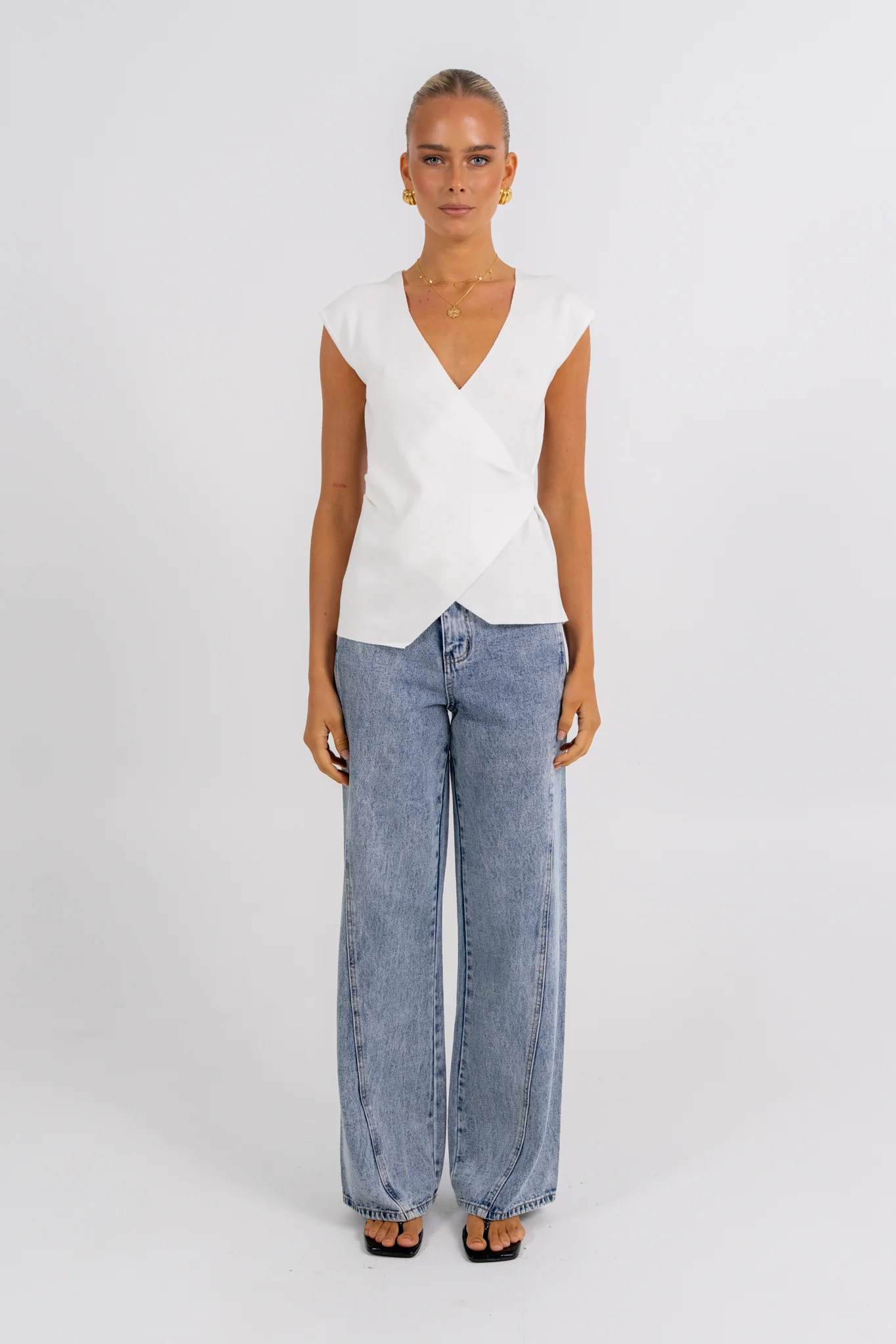 Delaney Top White