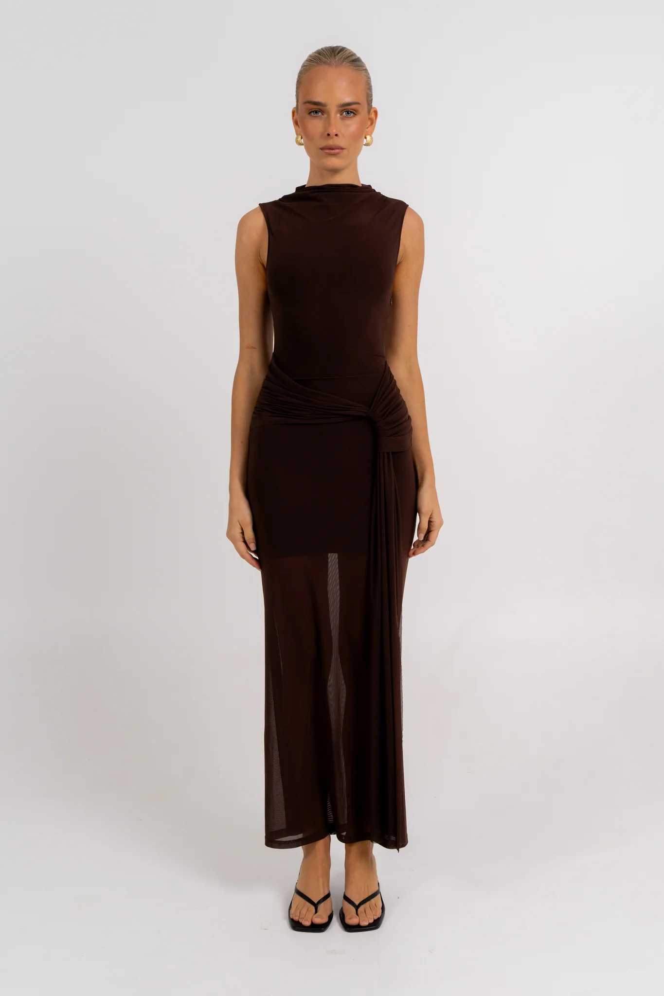Dominic Maxi Dress Chocolate