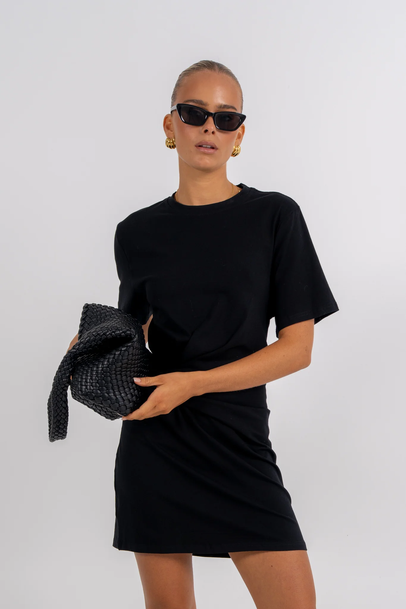 Gwendolyn Mini Dress Black - Image 8