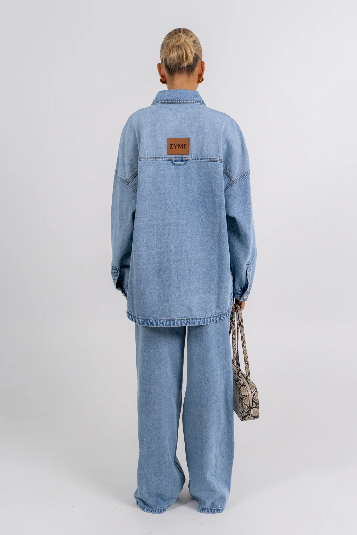 Ilou Denim Shirt Light Vintage - Image 10