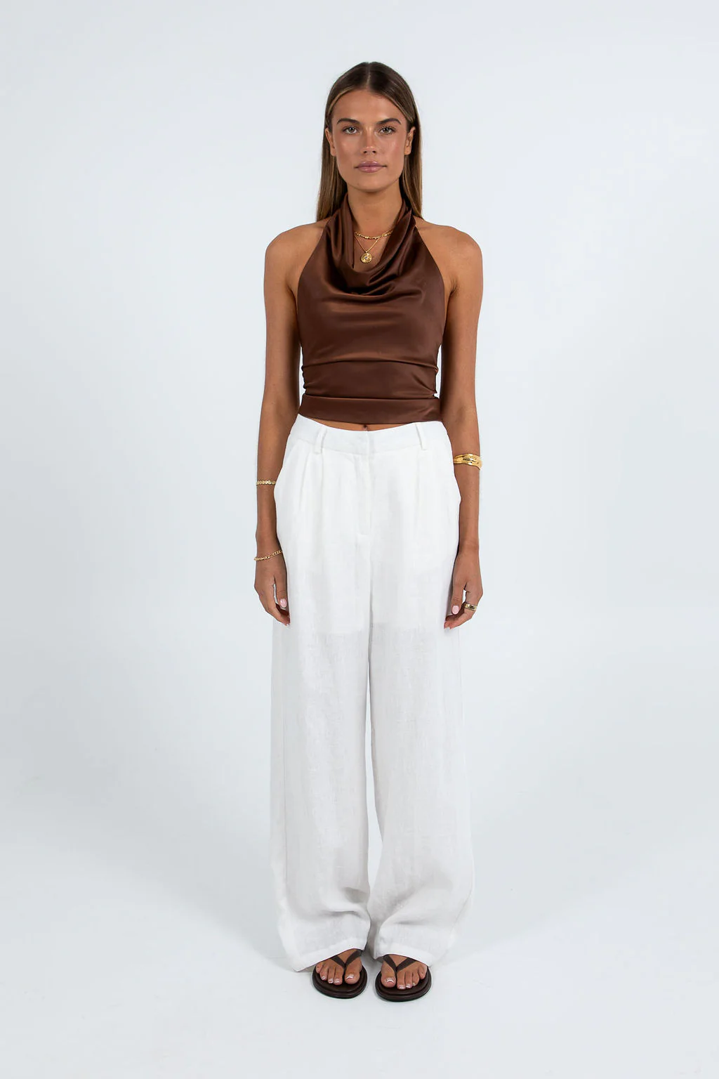 Inara Halter Top Chocolate - Image 6