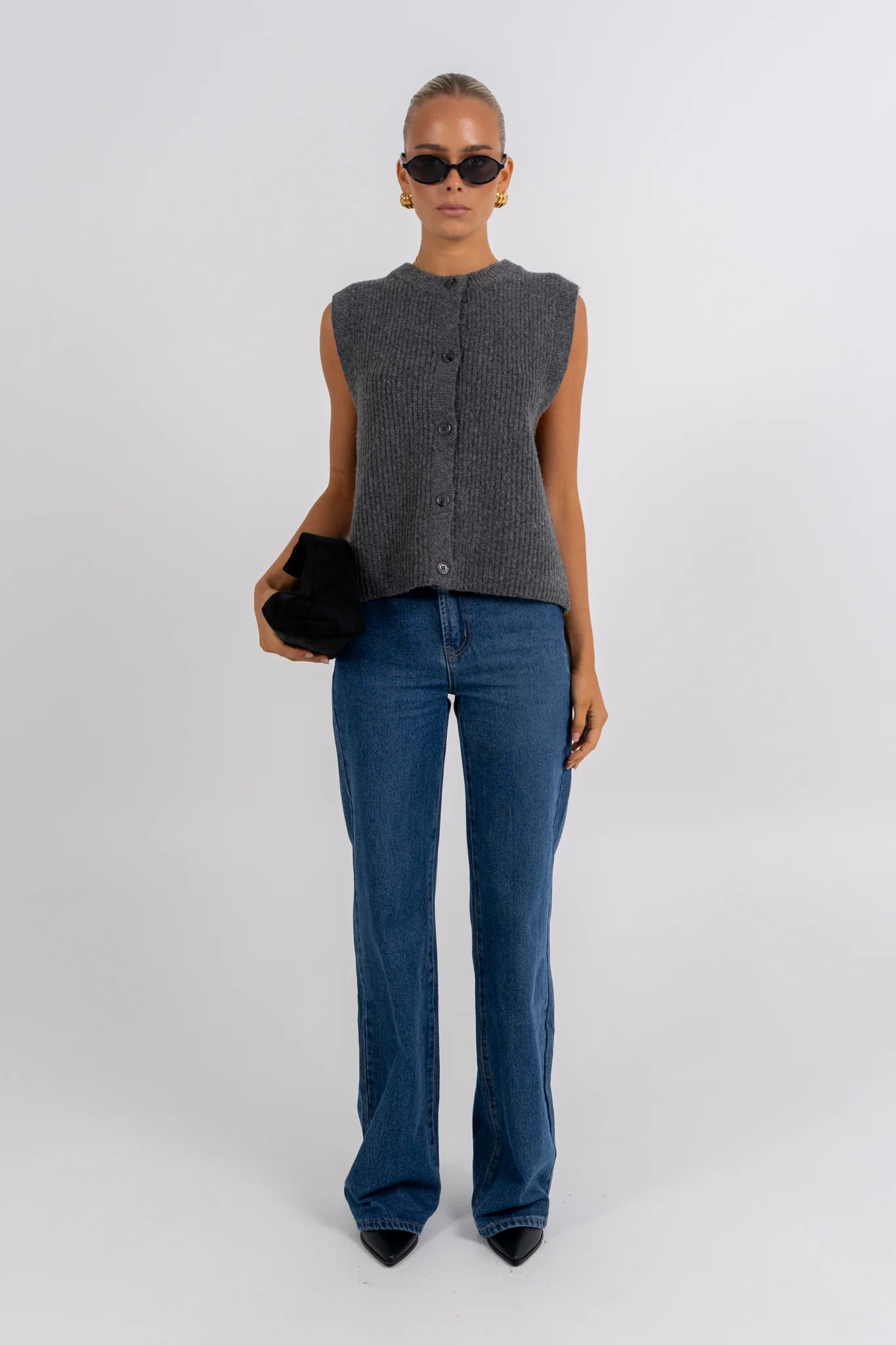 Louise Knit Charcoal - Image 2