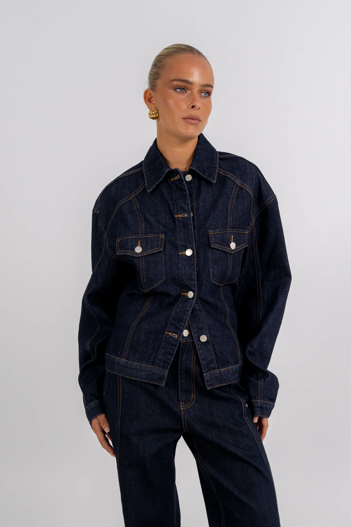 Saya Jacket Indigo - Image 16