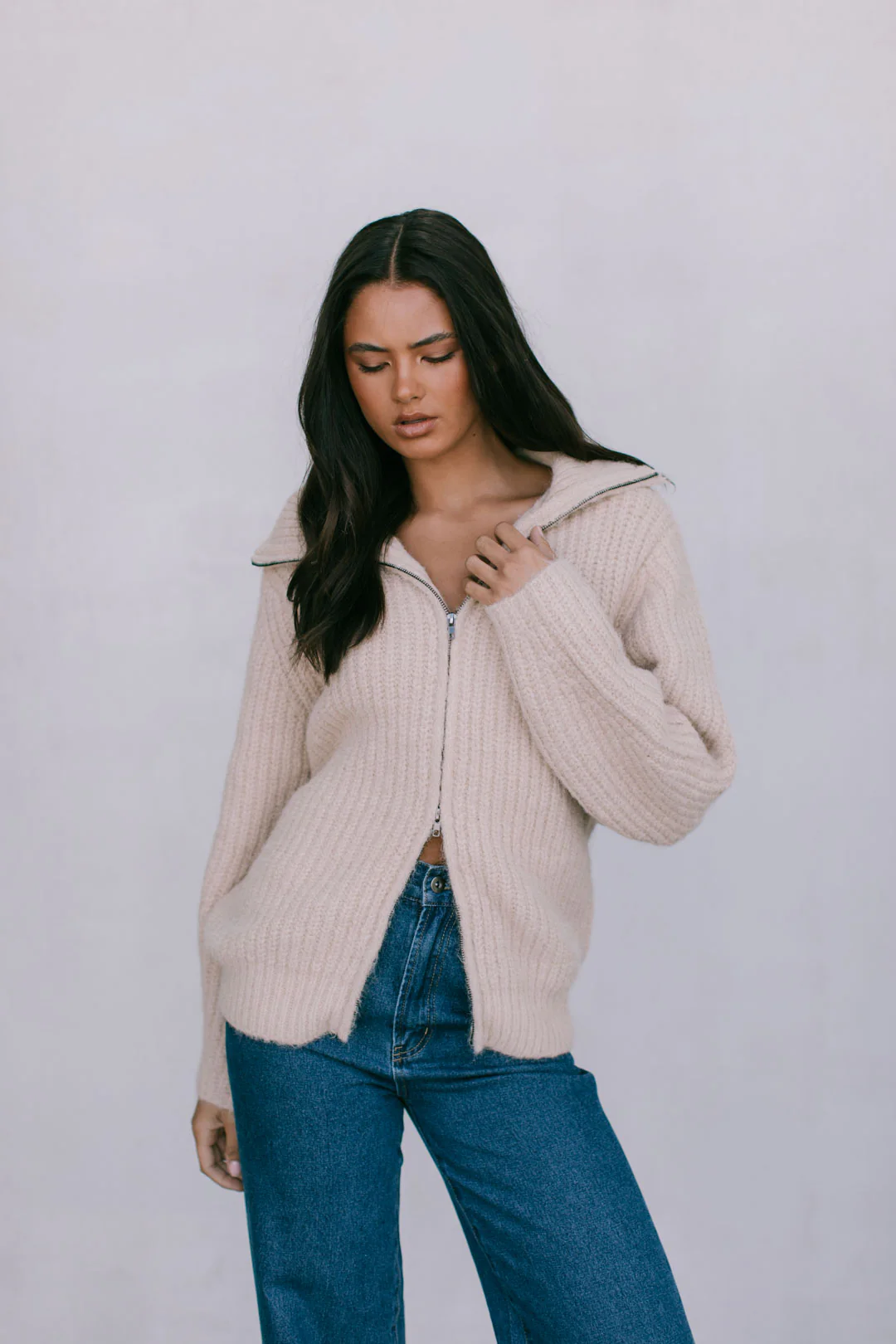 Dahlia Jumper Beige - Image 4