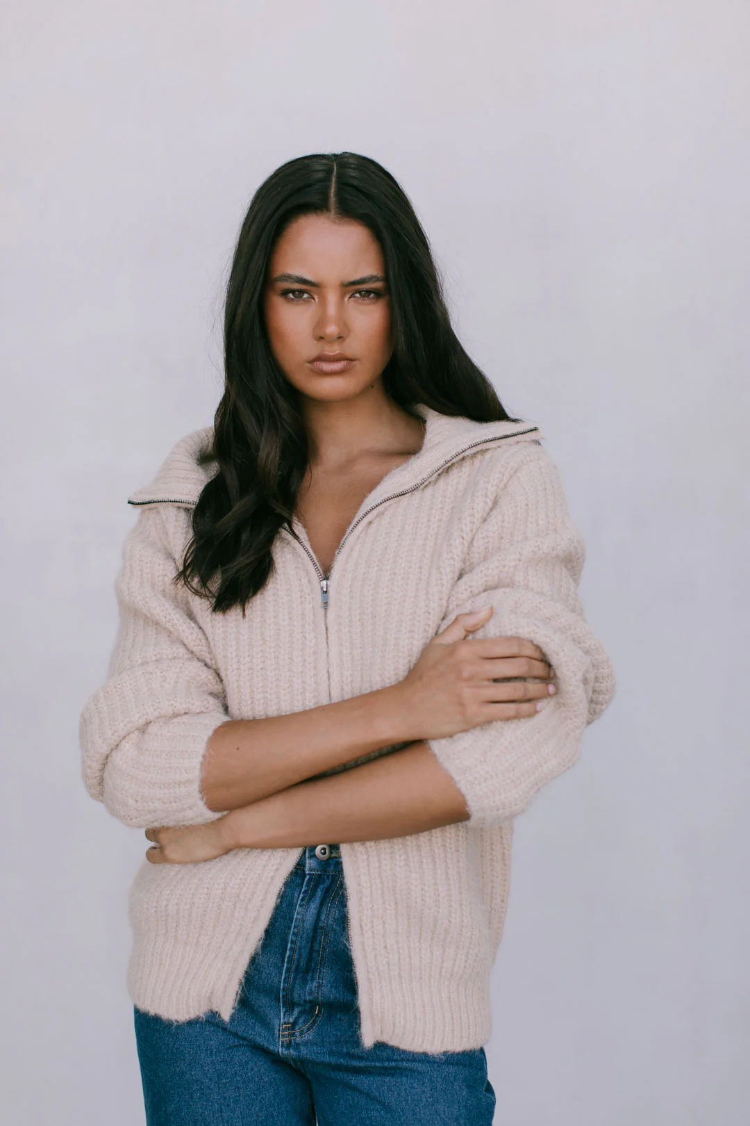 Dahlia Jumper Beige - Image 6