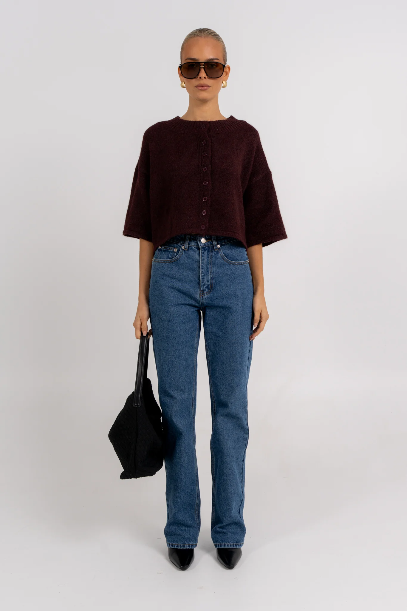 Dallas Cardigan Burgundy - Image 5