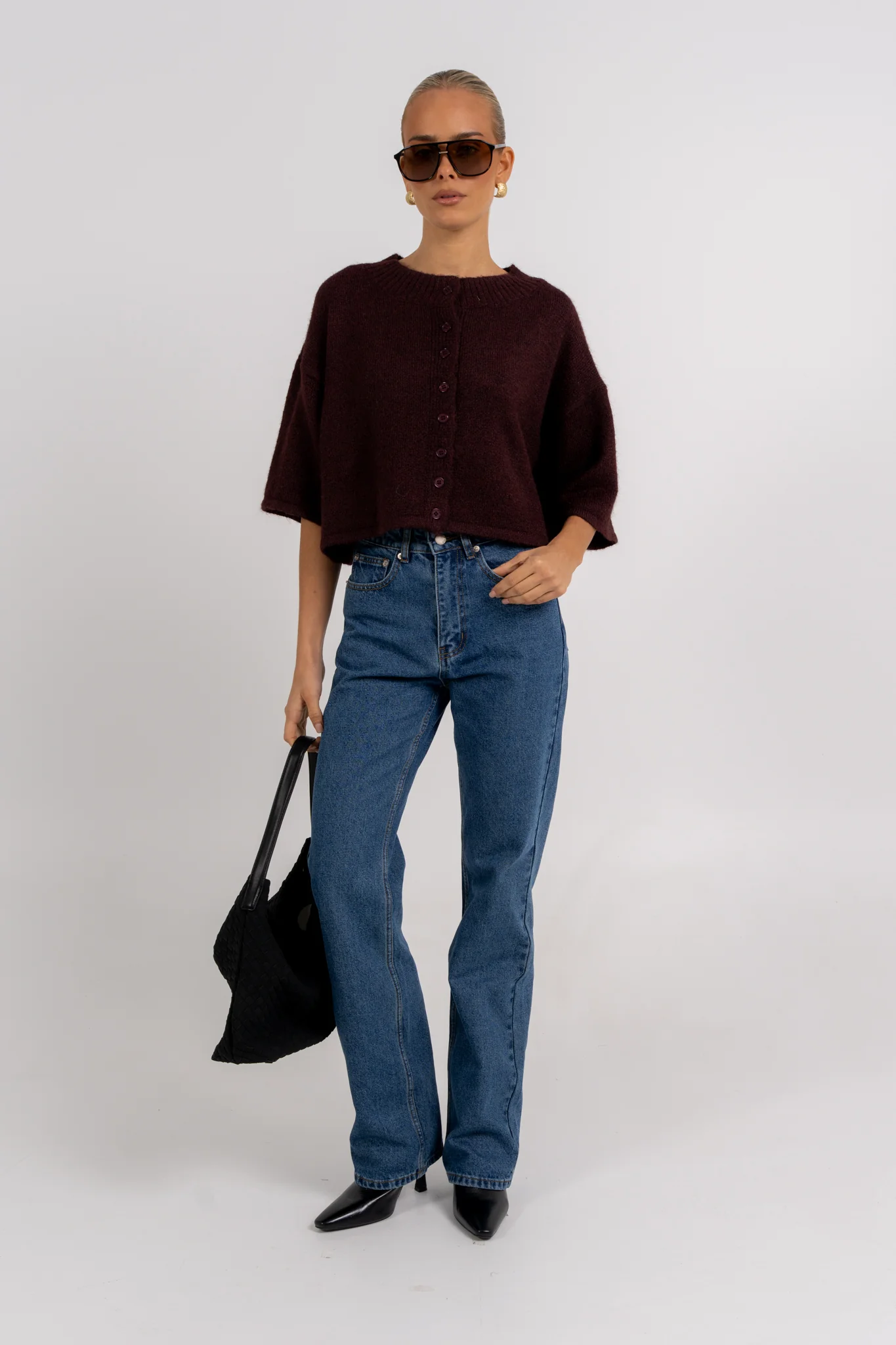 Dallas Cardigan Burgundy - Image 7
