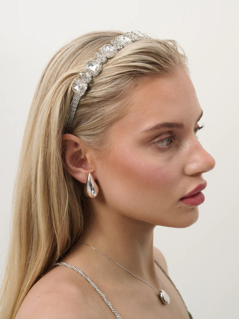 Daria Earrings Silver - Image 3
