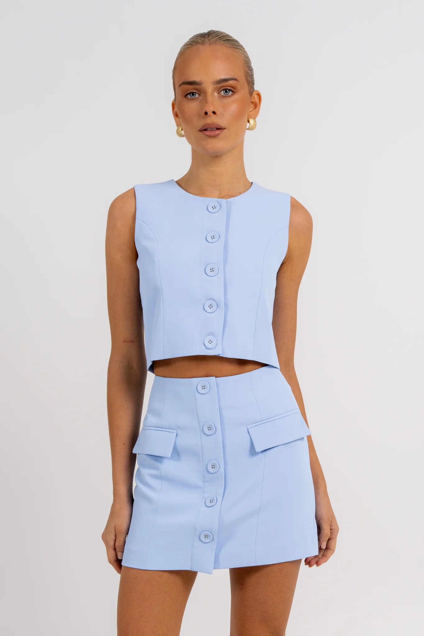 Daya Top Cornflower Blue - Image 6