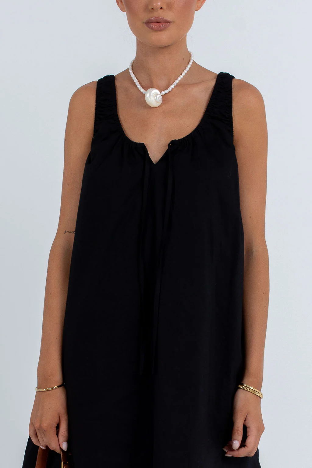 Drew Mini Dress Black - Image 2