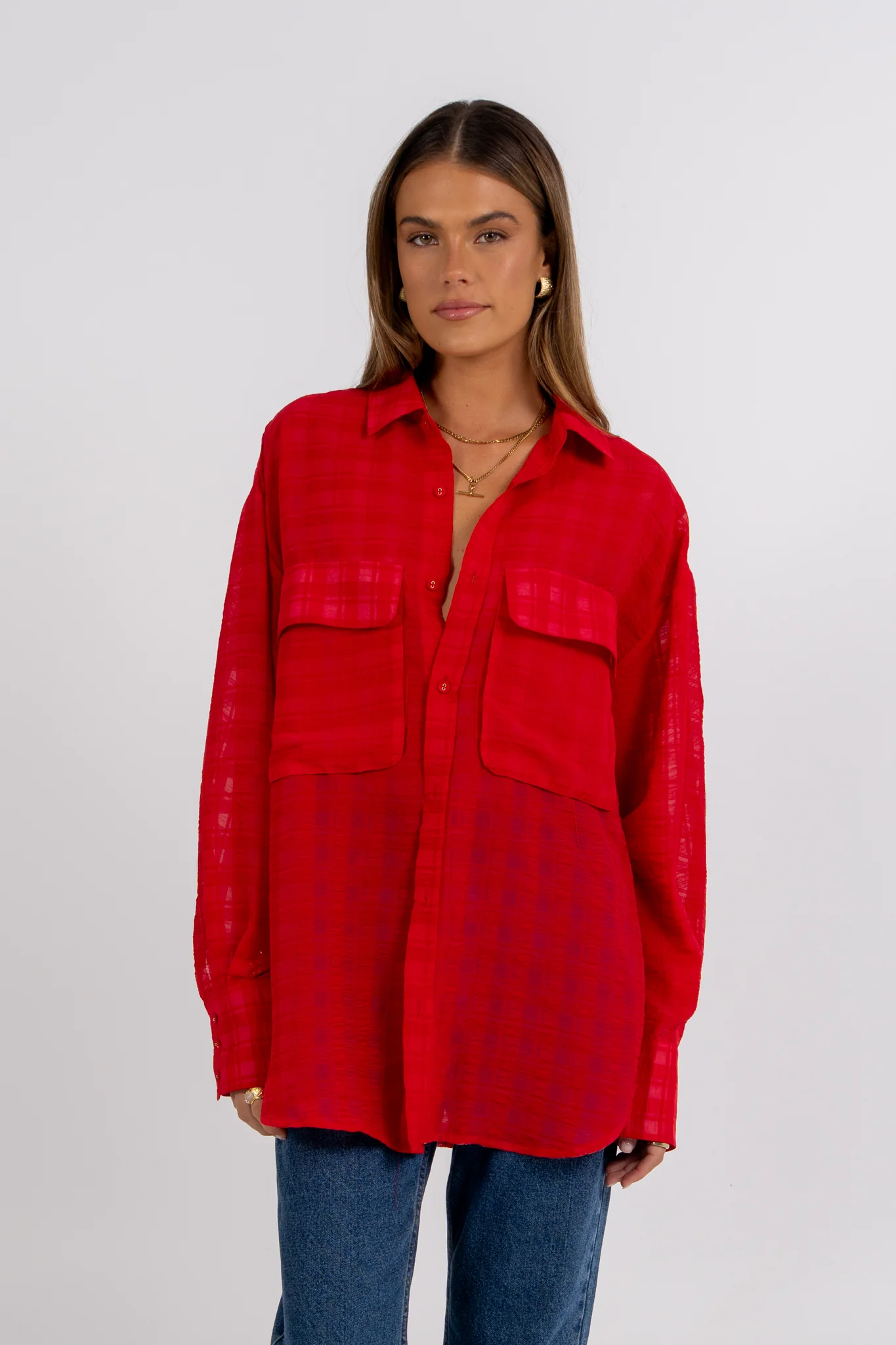 Elka Shirt Red - Image 13