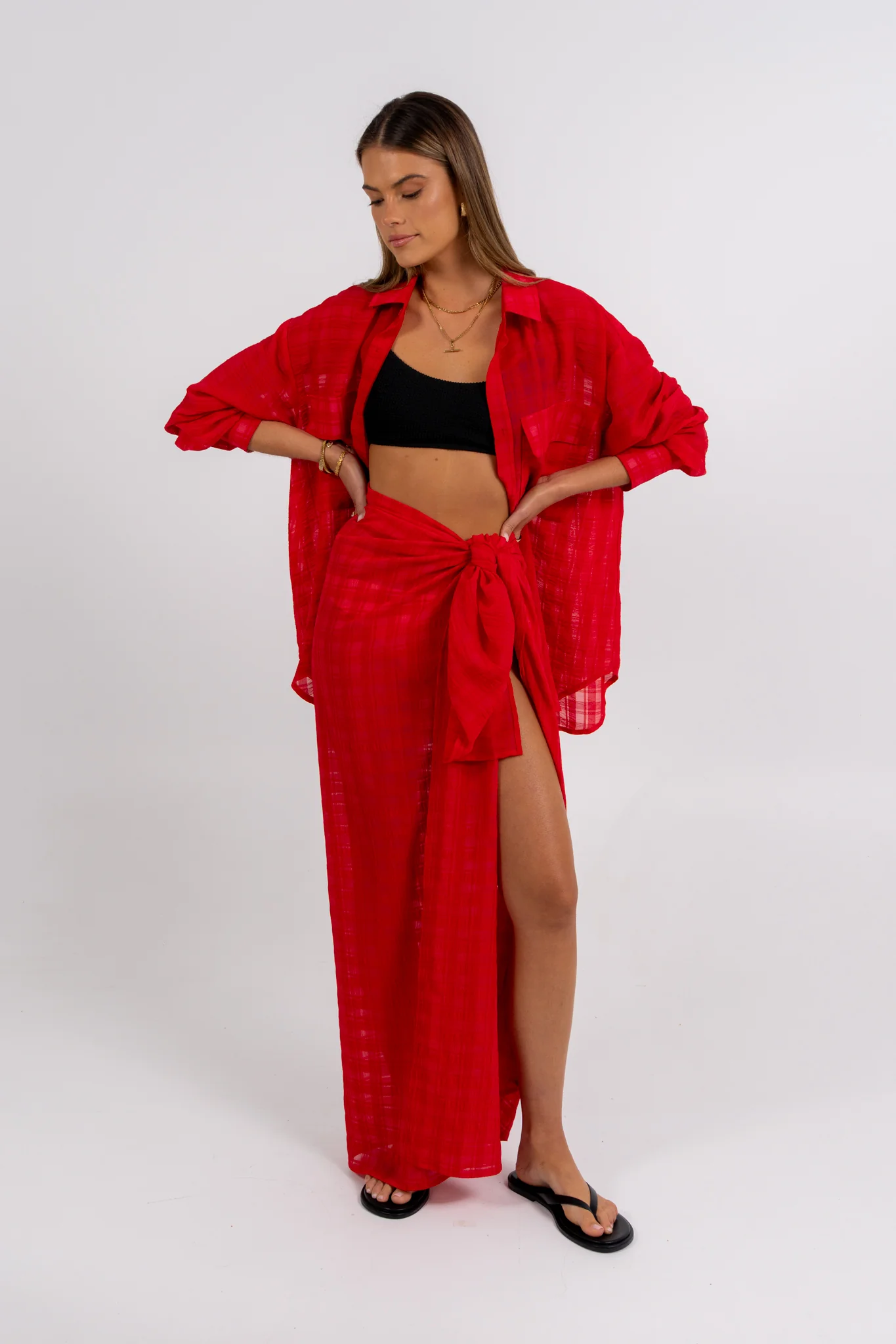 Elka Shirt Red - Image 16