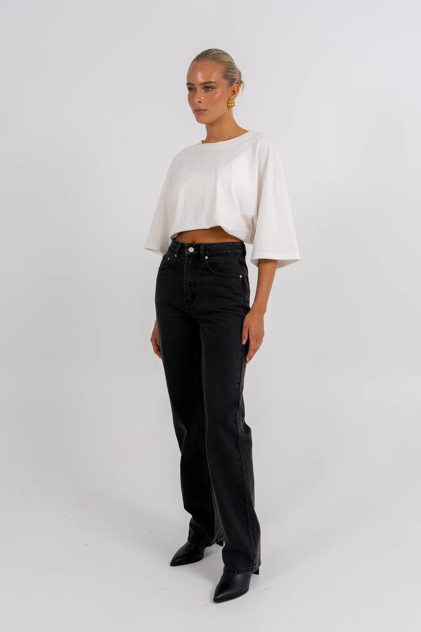 Embley Slim Leg Jean Black - Image 11