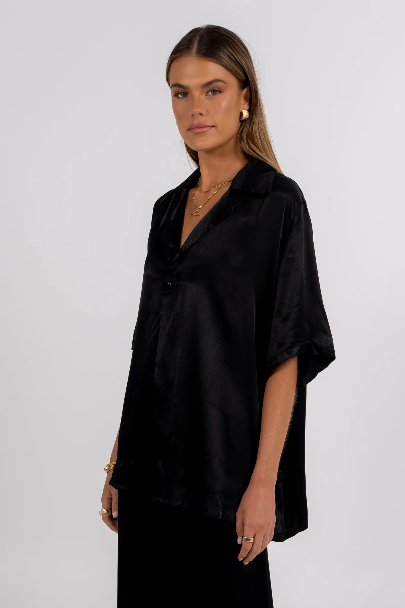 Francesca Shirt Black - Image 4