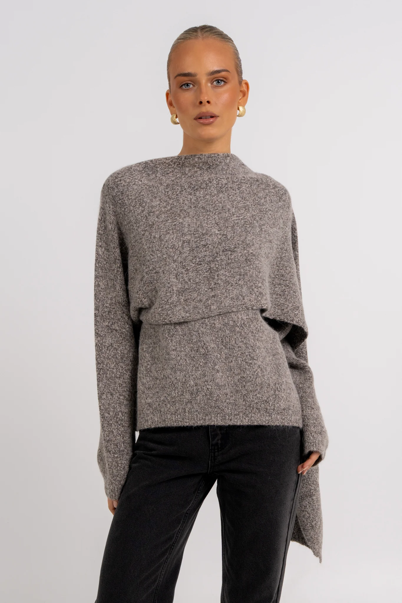 Filip Knit Grey Marle