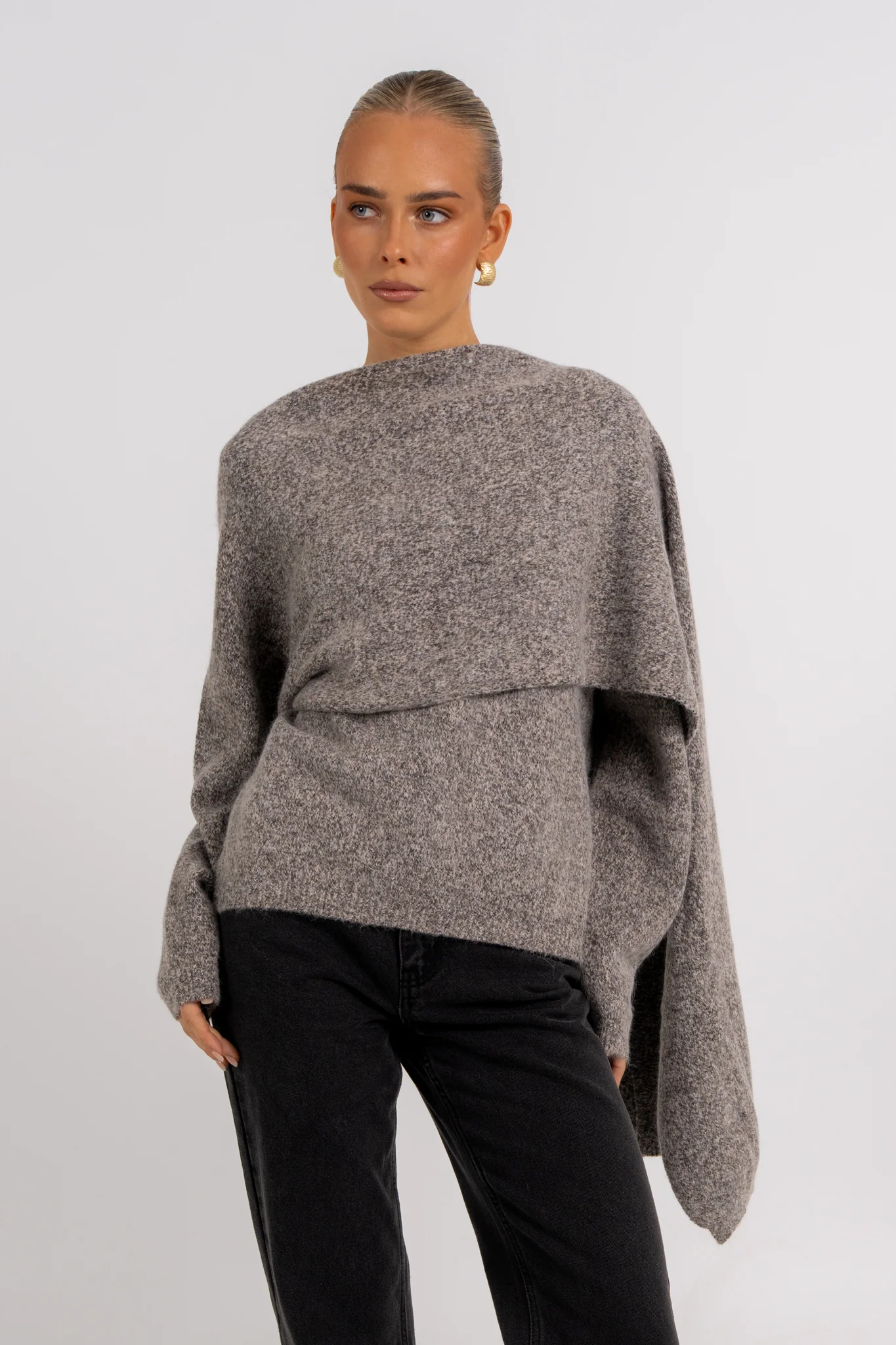 Filip Knit Grey Marle - Image 6