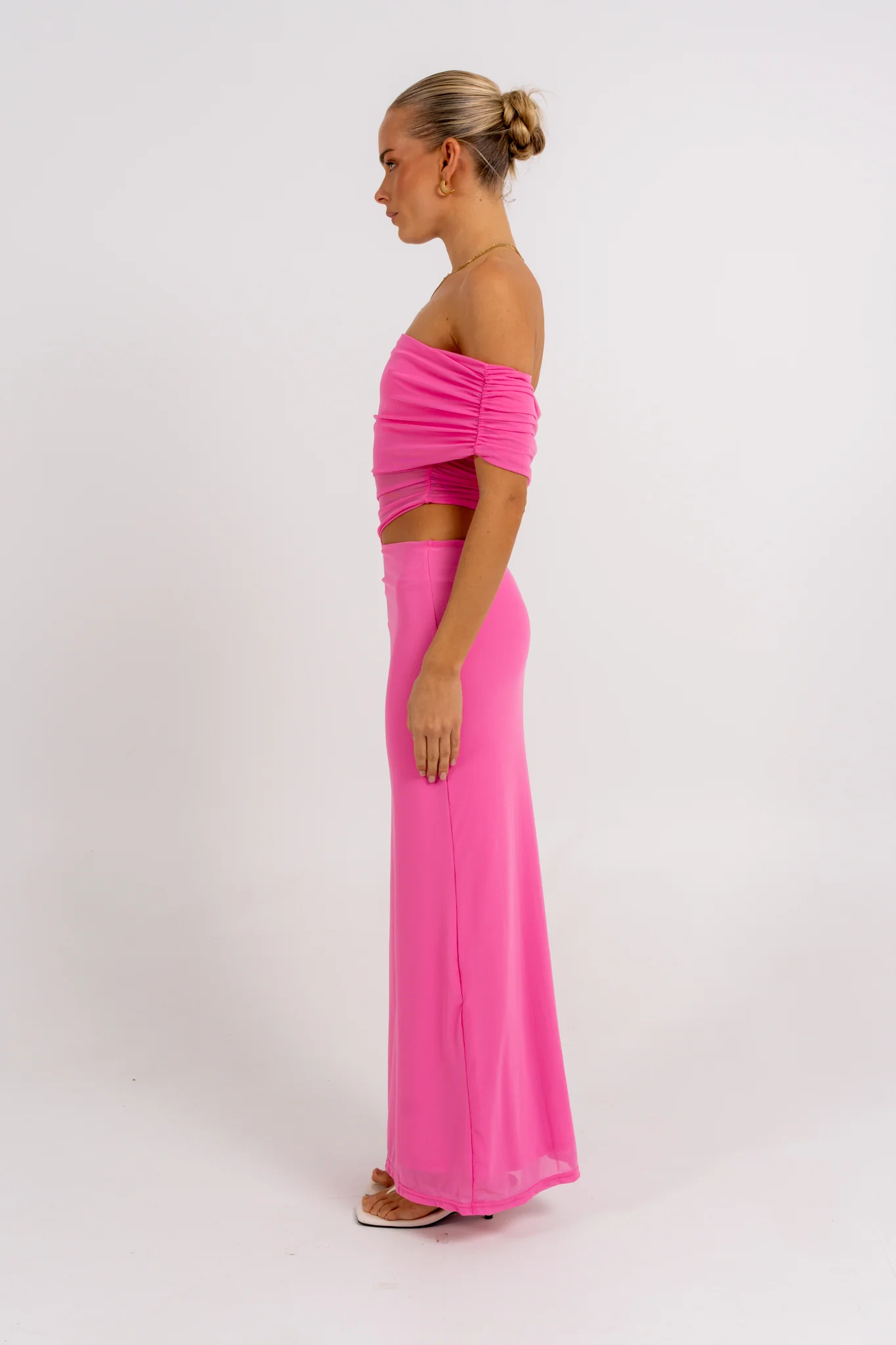 Fiora Maxi Dress Pink - Image 8