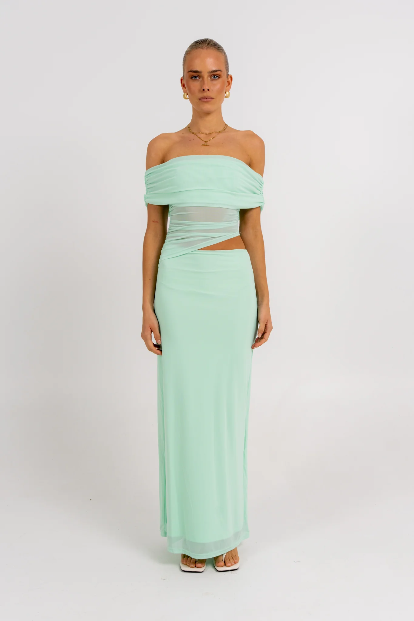 Fiora Maxi Dress Spearmint - Image 8