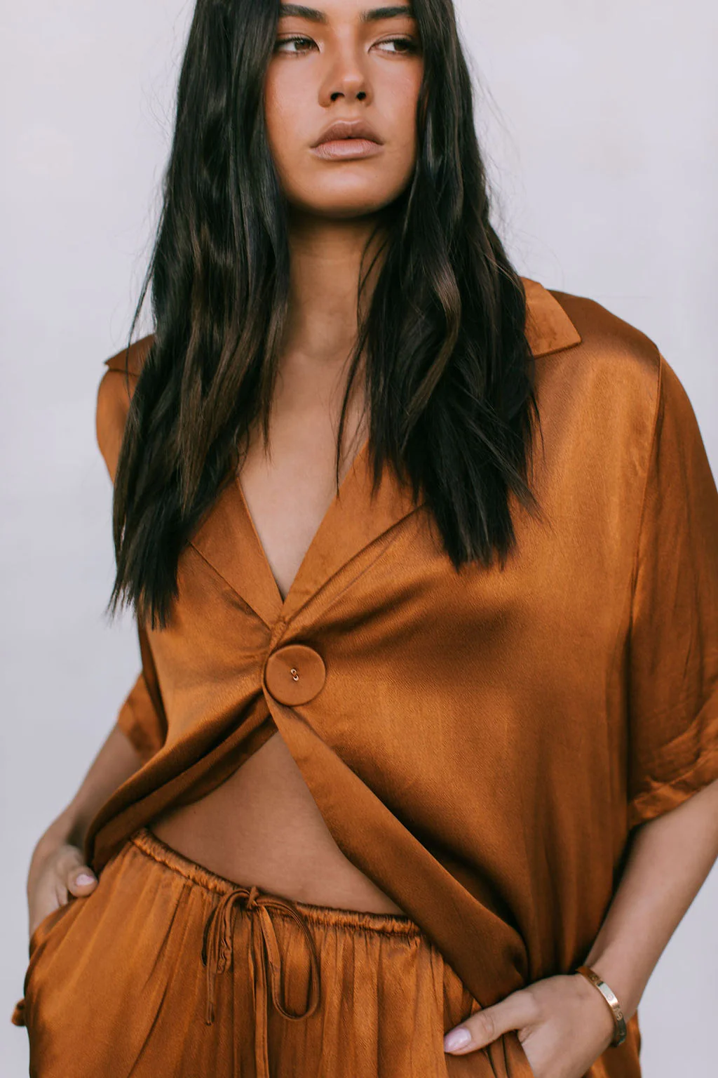 Francesca Shirt Caramel - Image 10