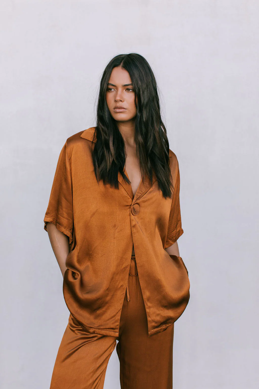 Francesca Shirt Caramel - Image 11