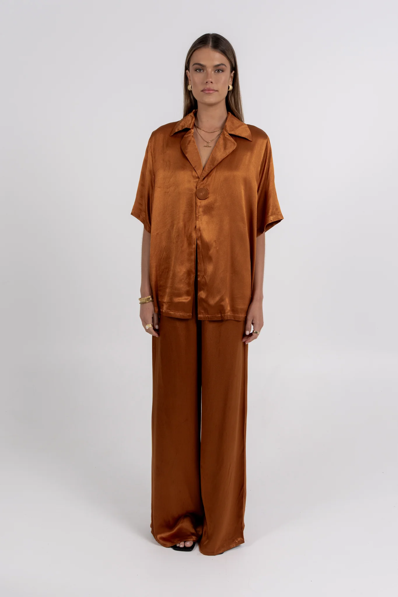Francesca Shirt Caramel - Image 4