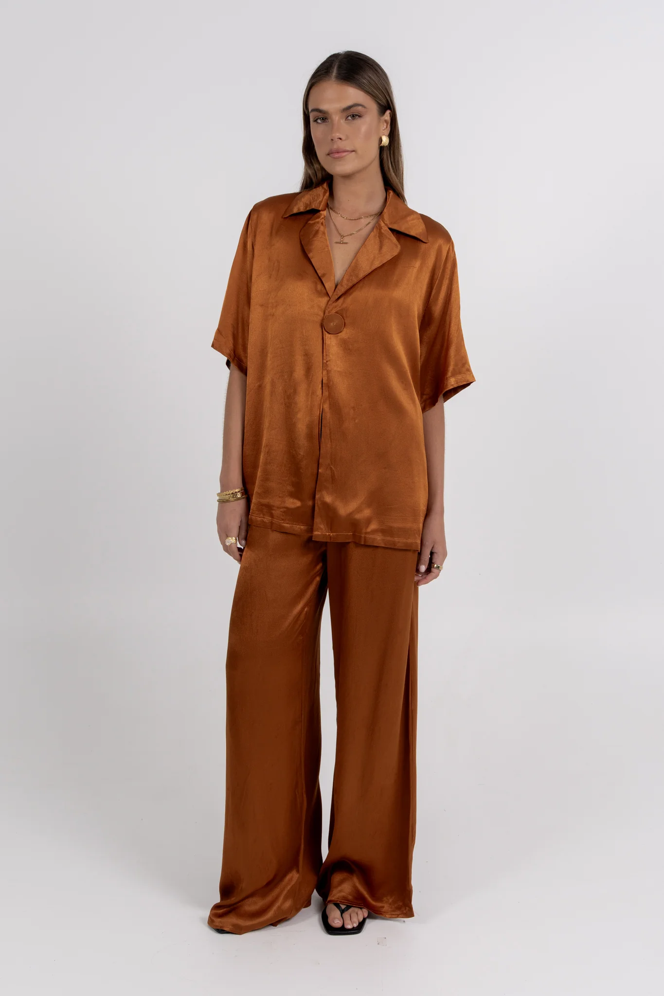 Francesca Shirt Caramel - Image 7